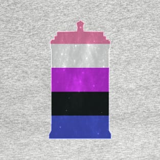 Genderfluid Pride TARDIS T-Shirt